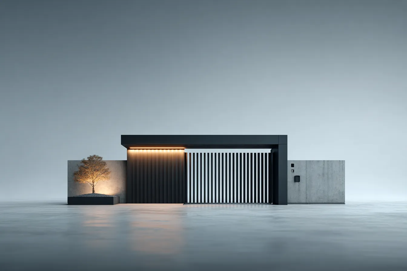 Minimalistyczna Brama "Zasada Ramsa" – Mniej Znaczy Więcej