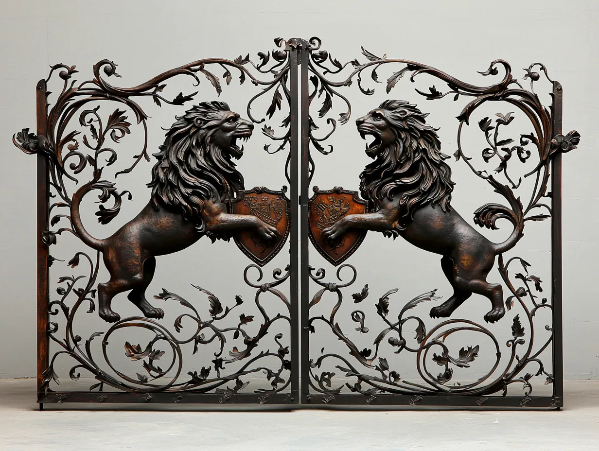 Monumentalna Brama "Lwy Zwycięskie" – Brąz i Patyna