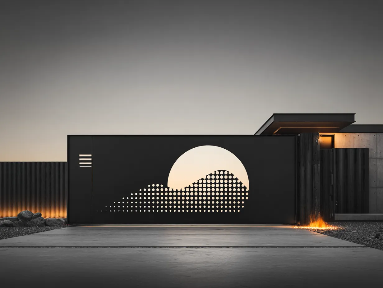 Nowoczesna Brama Artystyczna "Solarny Horyzont" – Poezja Światła