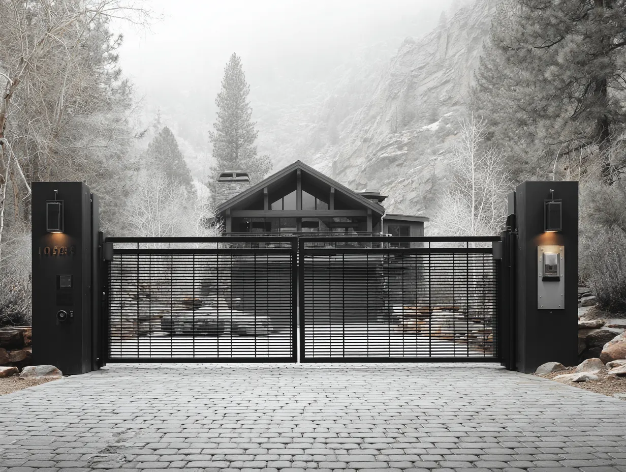 Nowoczesna Brama Grid "Inteligentna Twierdza" – Bezpieczeństwo i Design