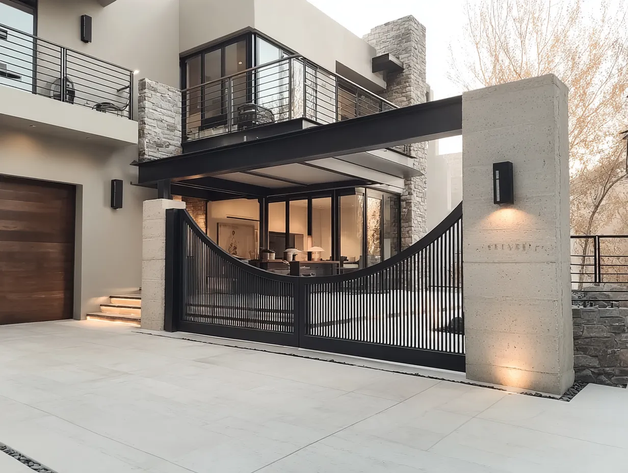 Nowoczesna Brama Palisadowa "Miejski Rytm" – Geometria i Przestrzeń