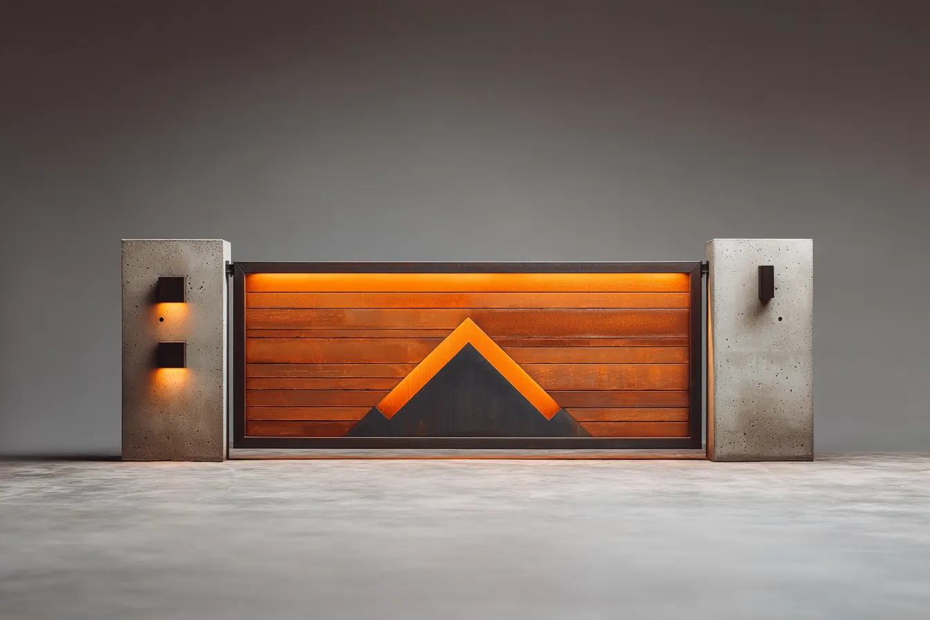 Nowoczesna Brama "Szczyt Formy" – Geometria Natury