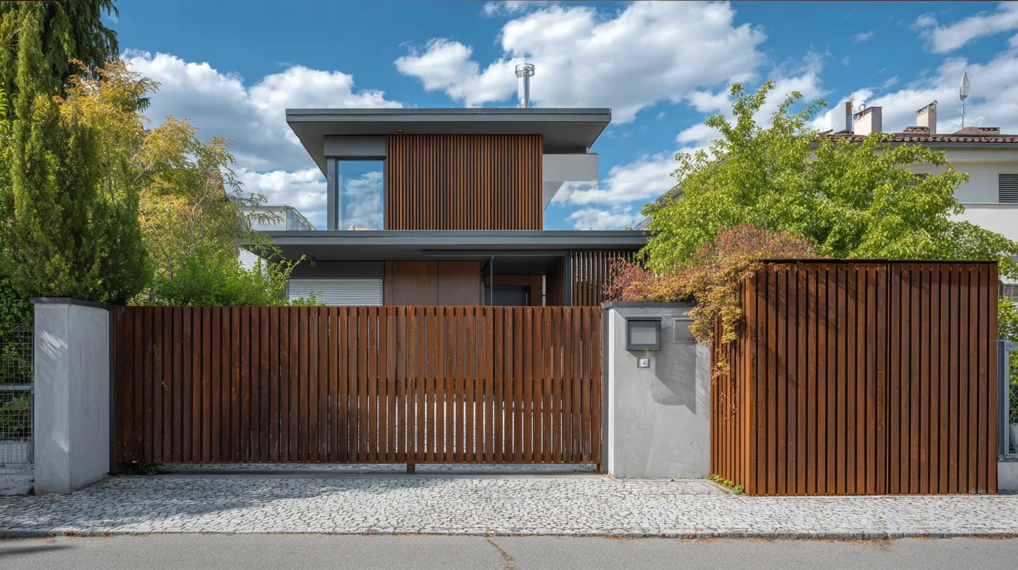 Nowoczesny System Ogrodzeniowy Corten "Wertykalny Monolit"