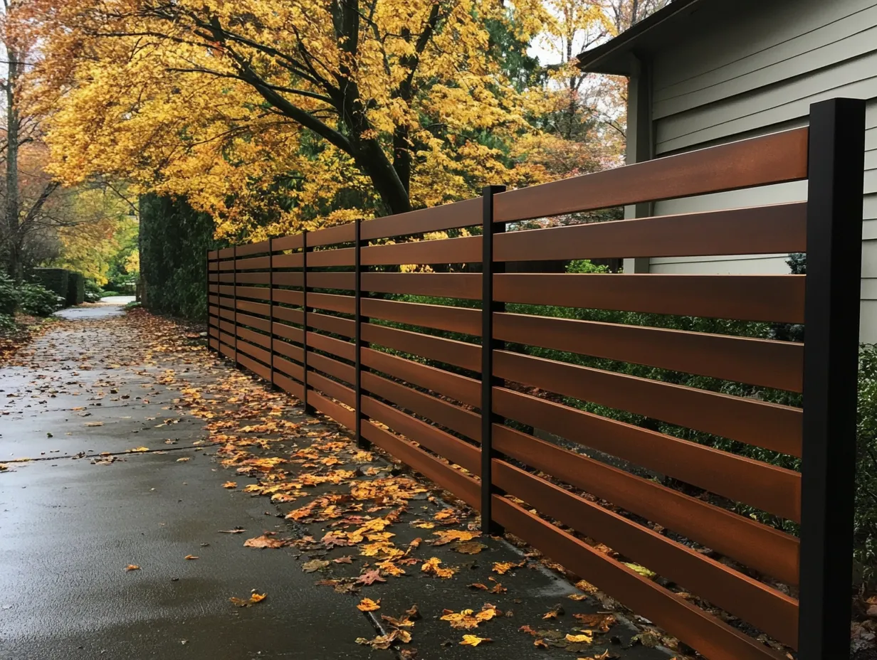 Ogrodzenie "Jesienna Aleja" – Kompozycja Barw