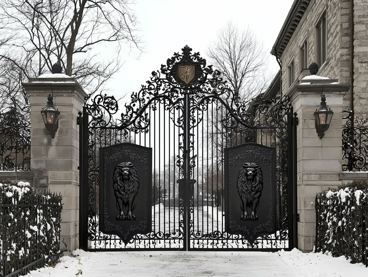 Pałacowa Brama "Zimowy Ogród" – Ozdobny Majstersztyk