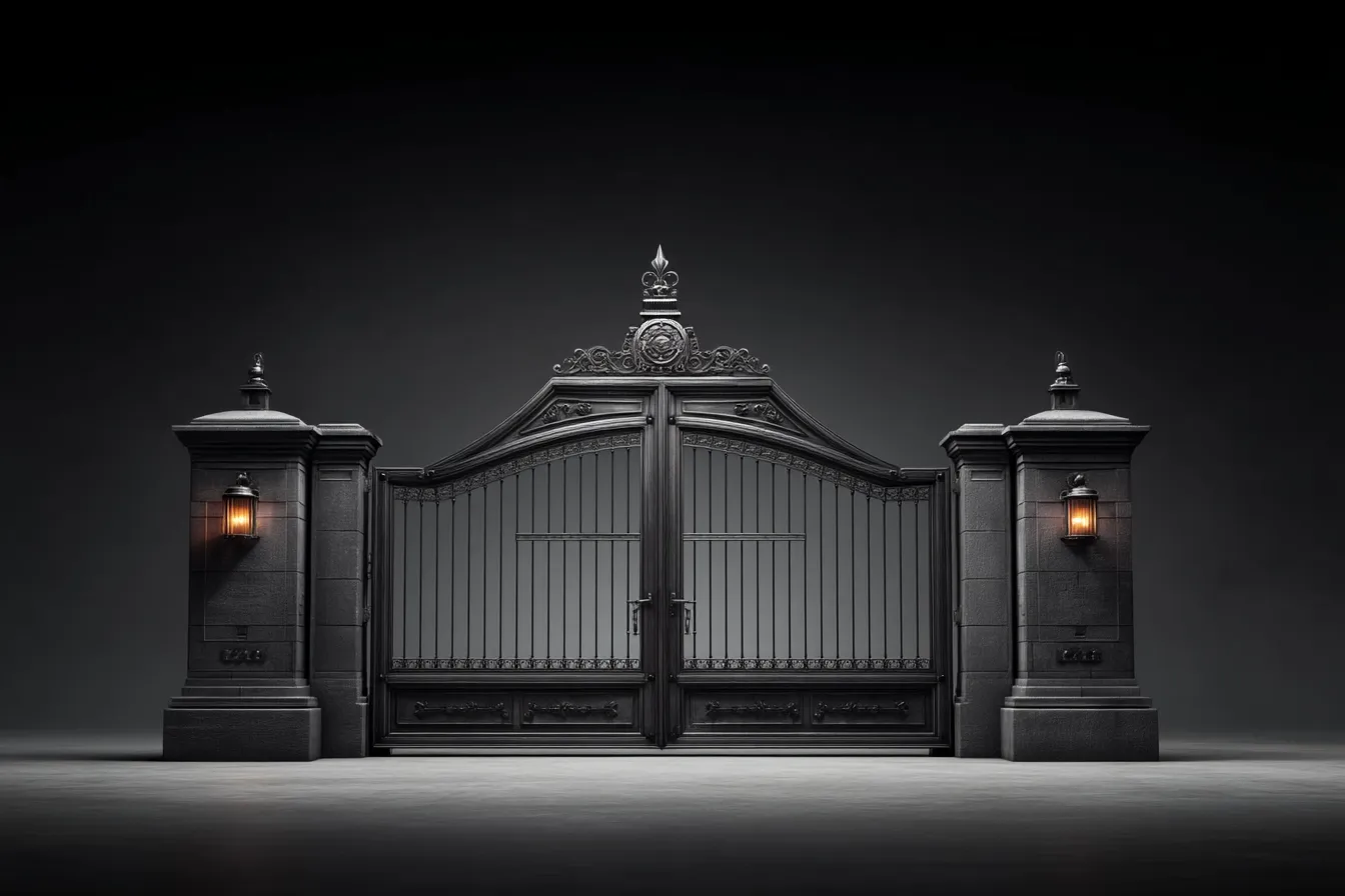 Rezydencjonalna Brama "Czarna Perła" – Klasyka Gatunku