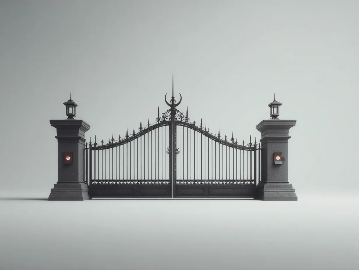 Rezydencjonalna Brama Kuta "Księżycowy Glif" – Klasyka i Symbolizm