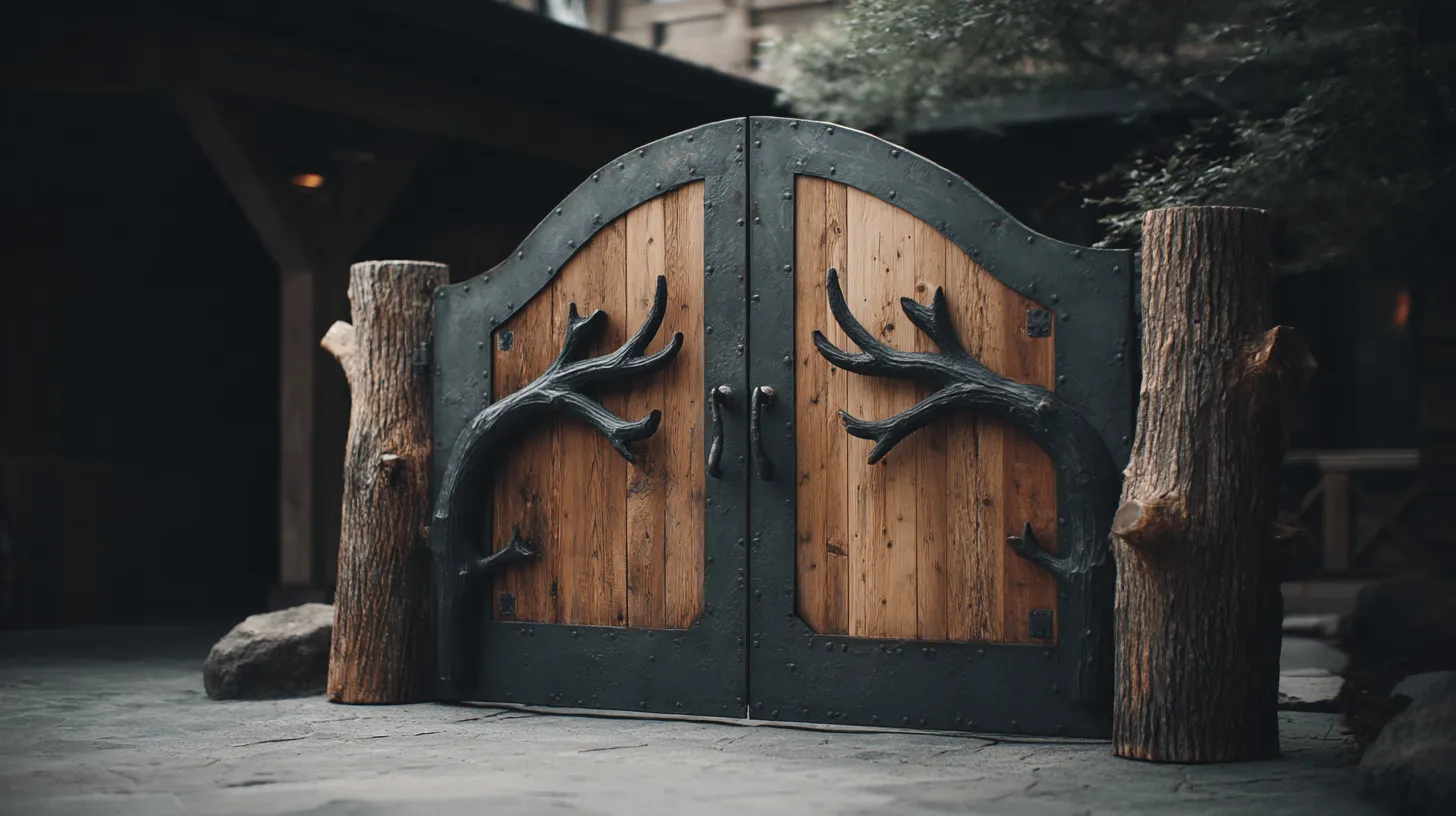 Rustykalna Brama "Leśne Poroże" – Fuzja Kowalstwa i Natury
