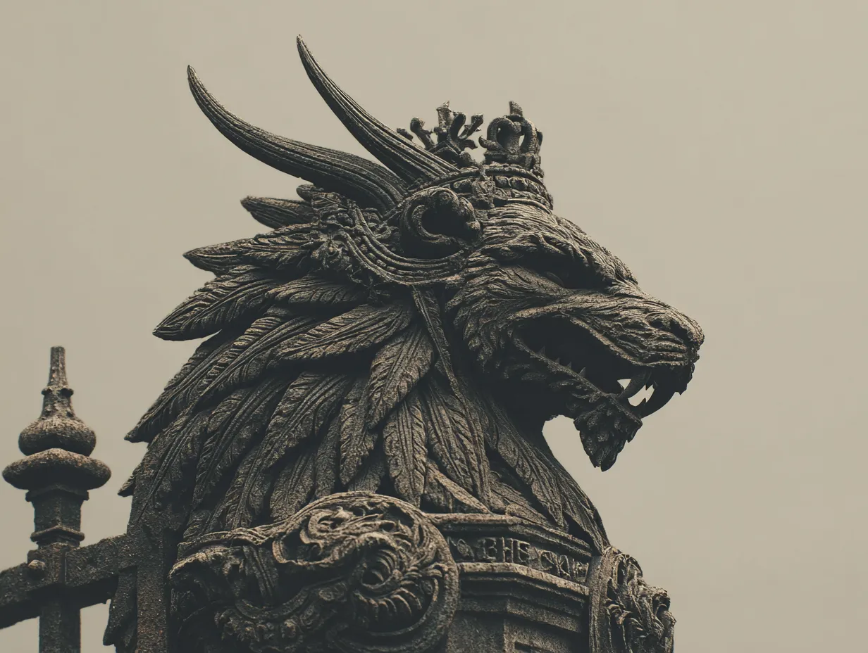 Rzeźbiarska Brama "Strażnik Smoczego Tronu" – Fantastyka i Detal
